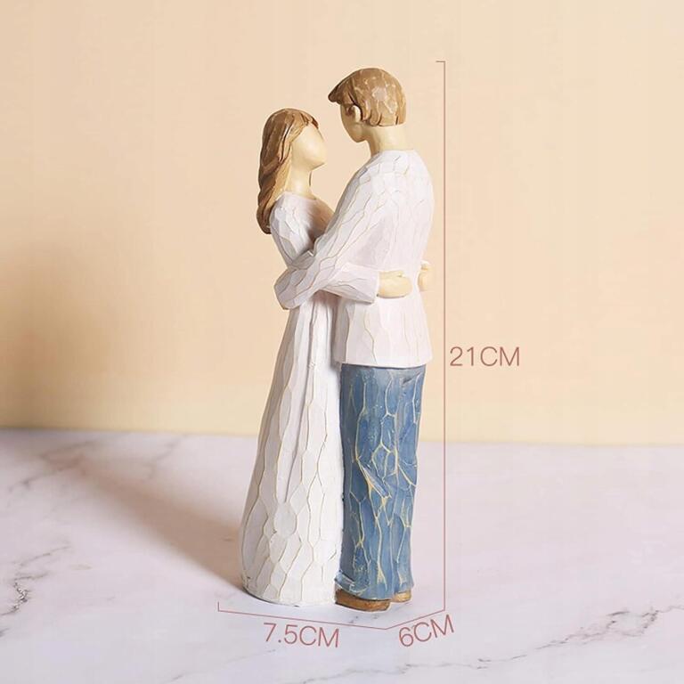 Tiffasha Figurka anioła stróża, ornament z żywicy 0814 (2)