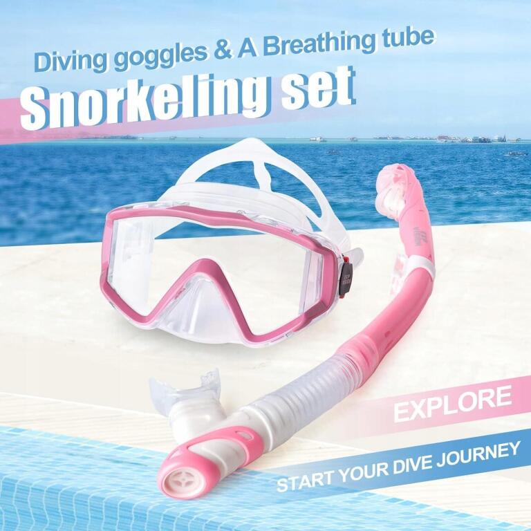 Exp Vision zestaw do snorkelingu, maska do nurkowania 8105 (2)