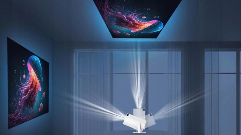 Projektor LED Magcubic HY300 biały 3698 (4)