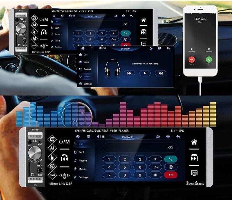 Odtwarzacz MP5 P5130, Bluetooth, odtwarzacz MP3 z radiem 3911 (8)