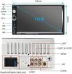 Radio samochodowe CAR PLAY ANDROID/iOS BT GPS 2-DIN PODOFO SH4AMPOD 1967 (4)