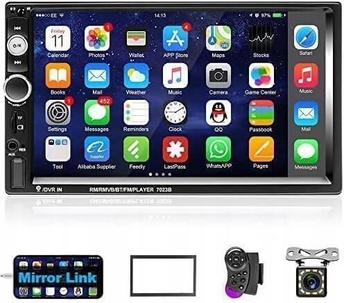 Radio samochodowe CAR PLAY ANDROID/iOS BT GPS 2-DIN PODOFO SH4AMPOD 1967 (1)