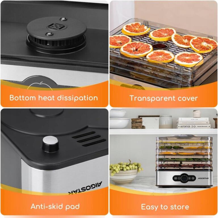Suszarka spożywcza Aigostar Crispy 240 W 4507 (6)