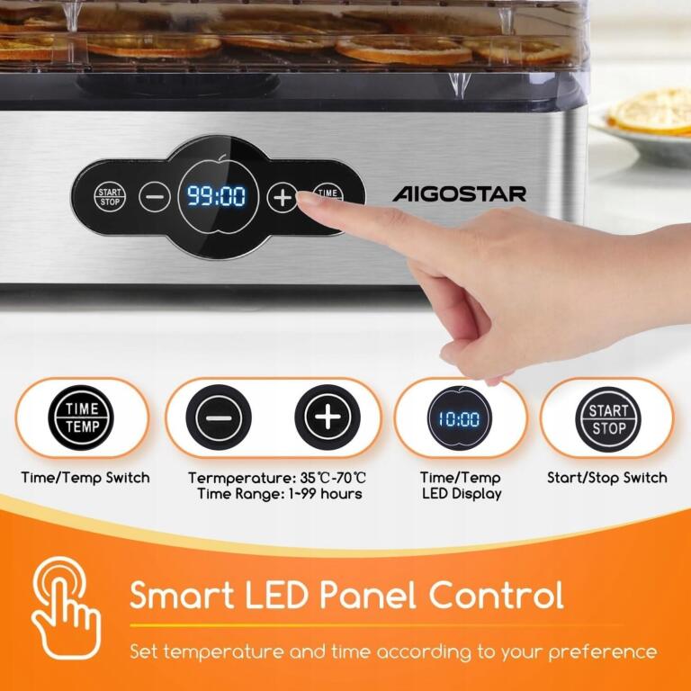 Suszarka spożywcza Aigostar Crispy 240 W 4507 (3)