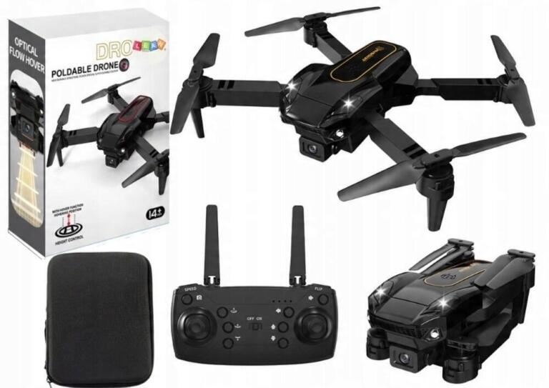 ŚWIETNY Zdalnie Sterowany Dron Z Kamerą 4K SY15 Czarny Pokrowiec 2048