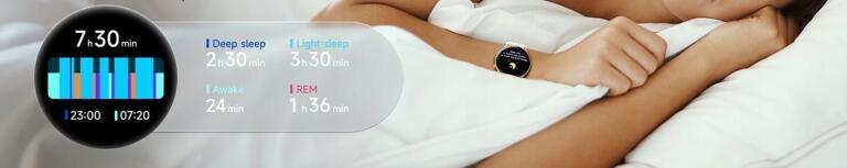 Smartwatch funkcja telefonu SMS Pulsometr Monitorowanie Snu IP68 WARTO 6874 (5)