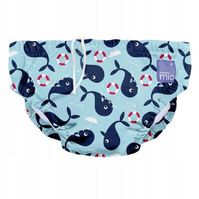 Pieluszka do pływania Bambino Mio Whale Bay niebieskie rozmiar M 2278
