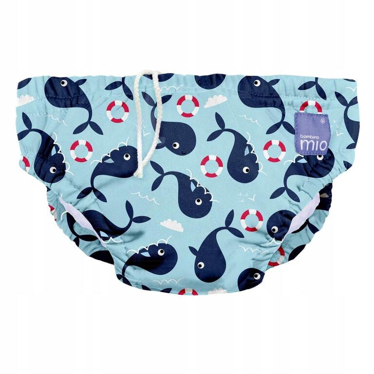 Pieluszka do pływania Bambino Mio Whale Bay niebieskie rozmiar M 2278
