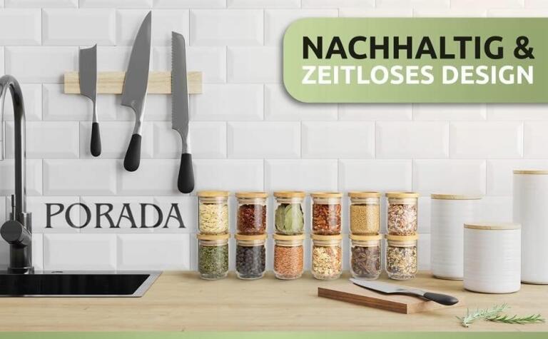 Szklane pojemniki słoiki na przyprawy 150 ml zestaw 12 sztuk +naklejki 0723 (4)