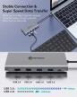 Stacja dokująca UtechSmart 12 w 1 Hub USB-C z 2 HDMI, 4xUSB 5186P (2)