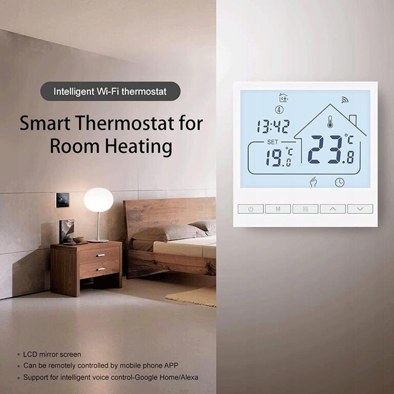 Inteligentny termostat Beok Tuya ścienny Wi-FiAlexa, Google TOL47WIFI 1985 (6)