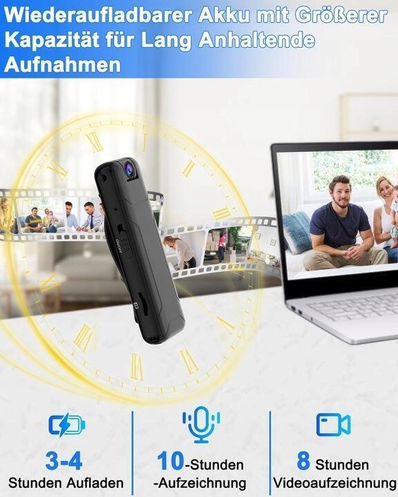 ŚWIETNA Kamera POLICYJNA korpusowa z kartą TF o pojemności 32 GB 1209 (2)