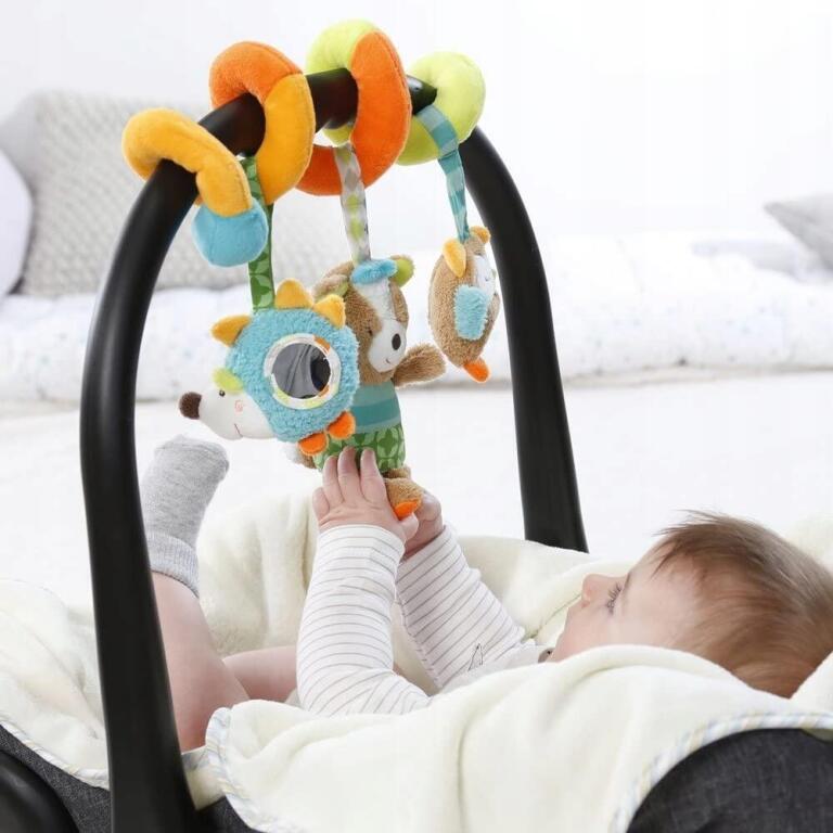 Pałąk z zabawkami interaktywny Fehn śpiący las 30 cm Z057 (5)