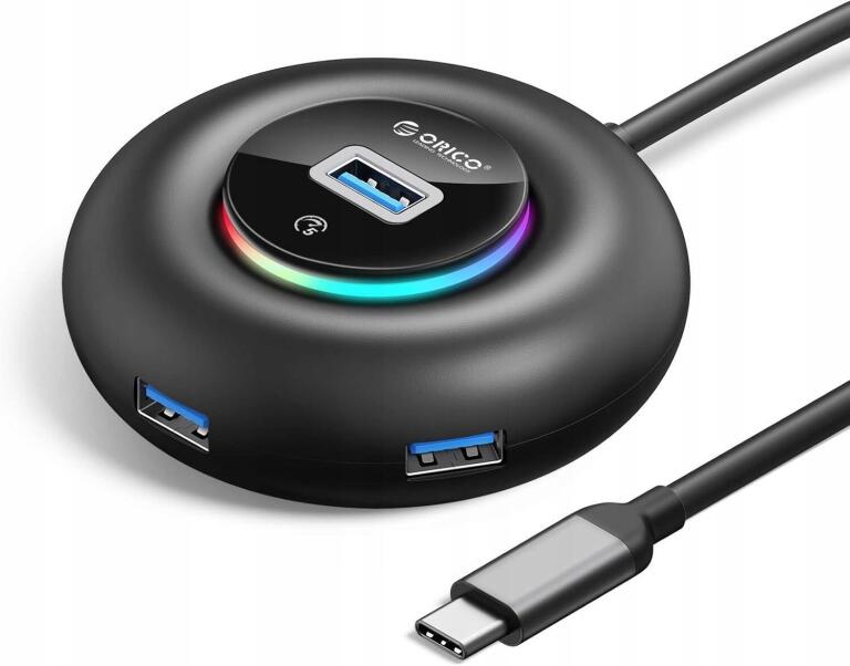 Orico rgb koncentrator usb 4 porty 3.0 rozdzielacz multi USB 1342