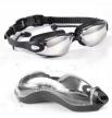 Ultralekkie okulary pływackie z regulowanymi paskami z szkłami -6.50 1304 (1)