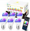 J9722 Aigostar Inteligentna Żarówka LED, E27 6,5W 555lm Zestaw 6 szt. 5623 (3)