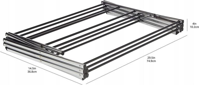 Suszarka na bieliznę amazon basics 106-106 cm x 75-75 cm 7229 (2)