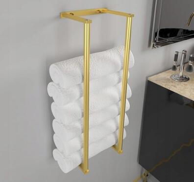 Praktyczny i piękny Wieszak na ręczniki łazienkowe stal nierdzewna 6487