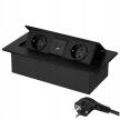 Wysuwana listwa zasilająca z gniazdem 2 gniazda z USB + USB C 1485 (1)