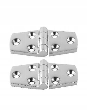 Zawiasy pokładowe SUS316 2 szt. 38 mm x 76 mm 1616