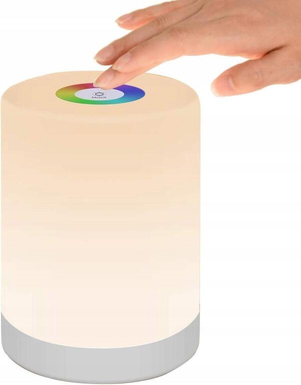 Inteligentna lampka LED nocna zmiana kolorów 256 RGB 7568