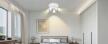 SANSHI Lampa sufitowa LED, 4 żarówki biała 1703 (3)