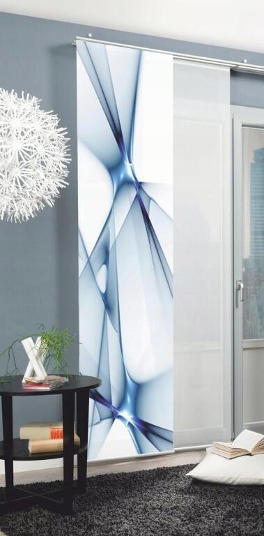 Zasłona półprzezroczyste kółka 60 cm x 245 cm 1257 (2)