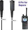 UAYESOK Walkie Talkie słuchawki douszne z mikrofonem 1269 (3)
