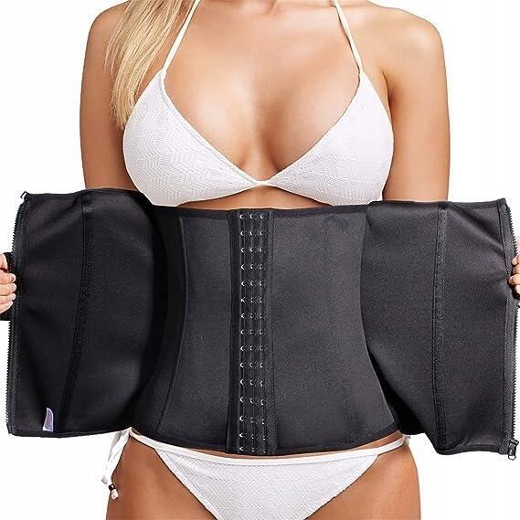 Profesjonalny Gorset modelujący Chumian czarny XL 1403 (1)