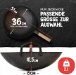Patelnia Wok 36 cm z wokring nadaje do kuchenek indukcyjnych 8388 (2)