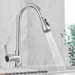 Heable Kran Bateria Kuchenna Chrom z Wyciąganą Wylewką Obrót 360° 1396 (2)