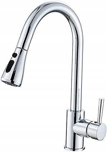 Heable Kran Bateria Kuchenna Chrom z Wyciąganą Wylewką Obrót 360° 1396