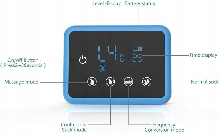 Bellababy przenośny Elektryczny Podwójny laktator z ekranem LCD 7342 (2)