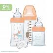 Dodie ZESTAW SZKLANYCH 3 butelek 1x150 ml, 2x270ml + smoczek 6521 (5)