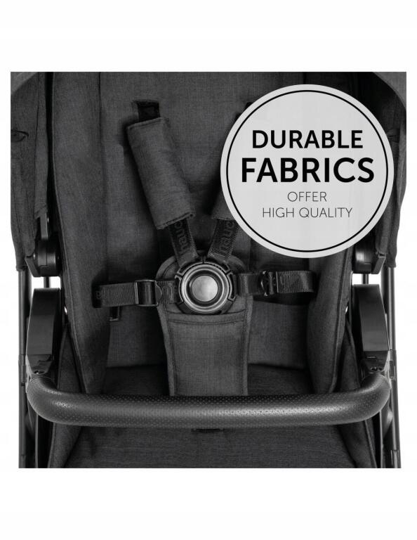 Wózek 2w1 Hauck Vision X Set Black Komfortowy dla Twojego dziecka 5232 (5)