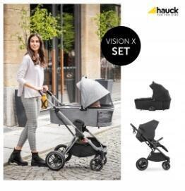 Wózek 2w1 Hauck Vision X Set Black Komfortowy dla Twojego dziecka 5232 (6)