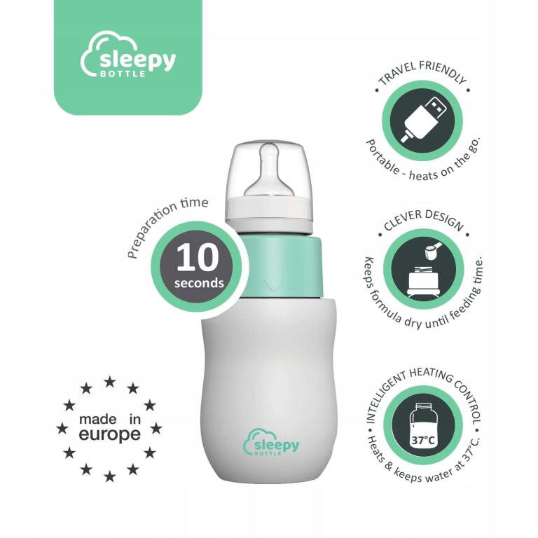 Podgrzewacz elektryczny Sleepy bottle + butelka + smoczek P022 (2)