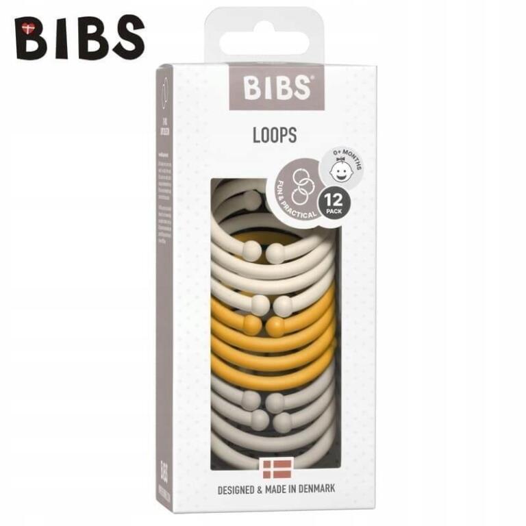 ZAWIESZKA DO SMOCZKA DZIECKA ZESTAW 12 SZTUK BIBS 6000