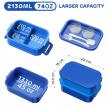 WAYEEE Pojemnik Na Lunch 2130ml Bento Box Dla Dzieci i Dorosłych 1463 (2)