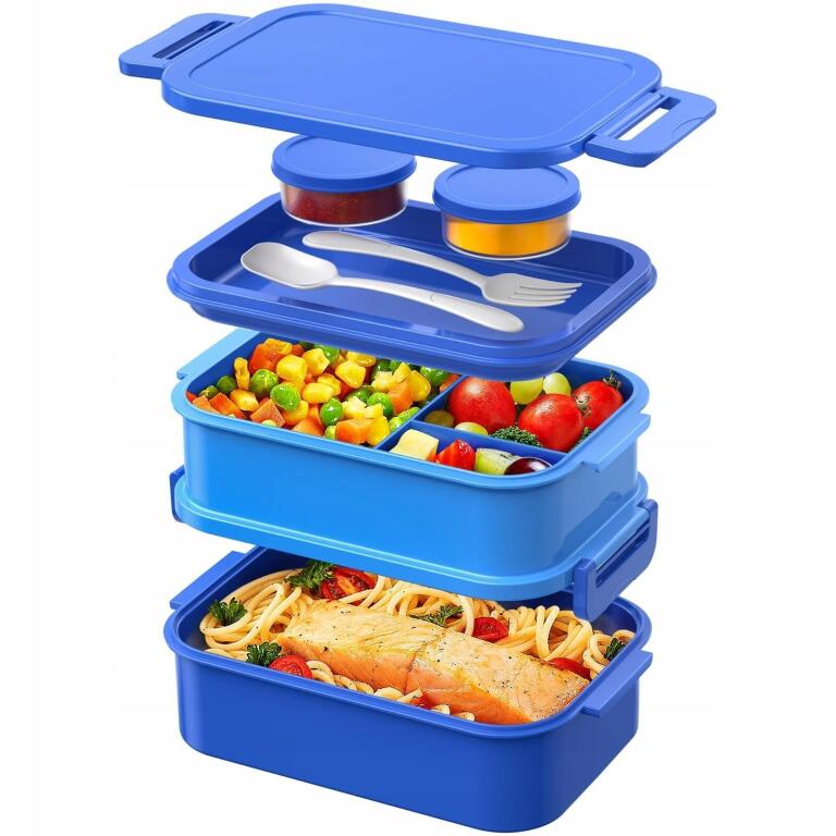 WAYEEE Pojemnik Na Lunch 2130ml Bento Box Dla Dzieci i Dorosłych 1463