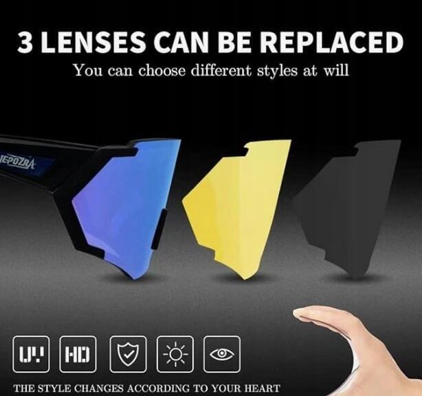 Sportowe okulary przeciwsłoneczne, rowerowe UV400 4769 (3)