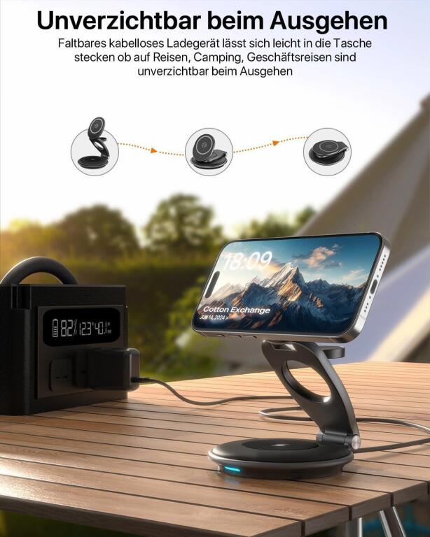 Magsafe 3 w 1, indukcyjna stacja ładująca 1208 (4)