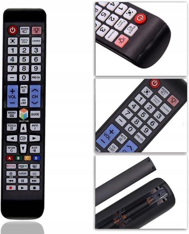 Riry Zapasowy pilot zdalnego sterowania Samsung Smart TV 1880 (4)