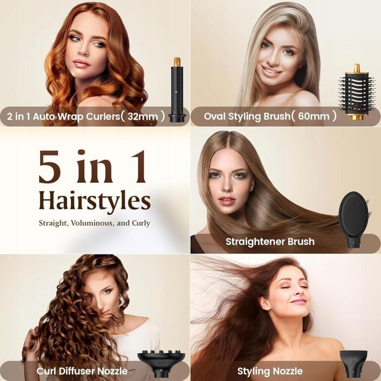 Profesjonalna Suszarka do włosów SUPGALIY Airstyler 5 w 1 1203 (3)