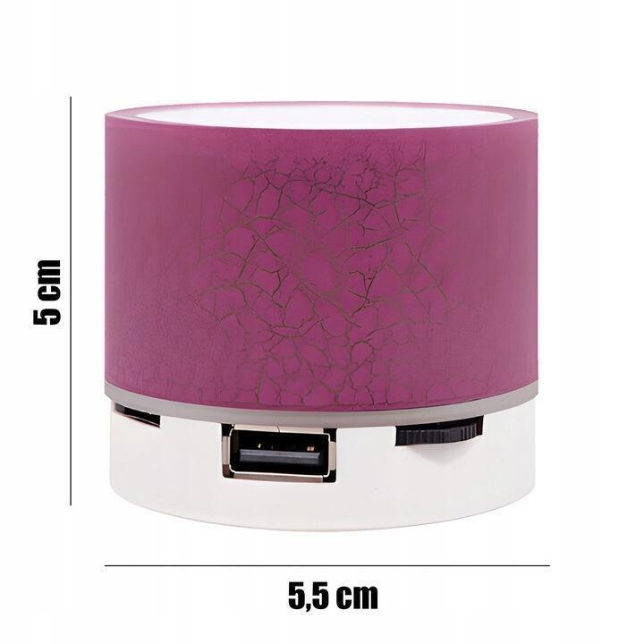 Głośnik bezprzewodowy przenośny mini bluetooth 3W 520mAh micro usb 7473 (3)