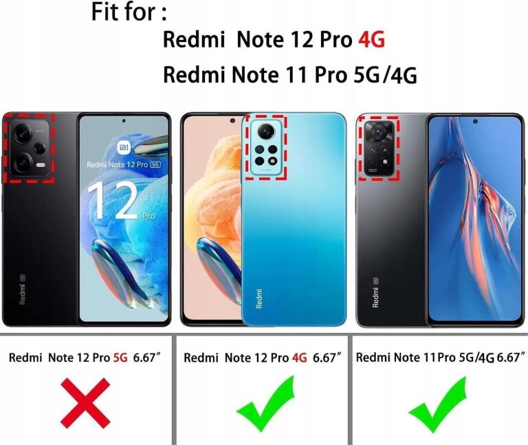KANSi Etui do Xiaomi Redmi Note 12 Pro 4G / Redmi Note 11 Pro 5G/4G 1316 (4)