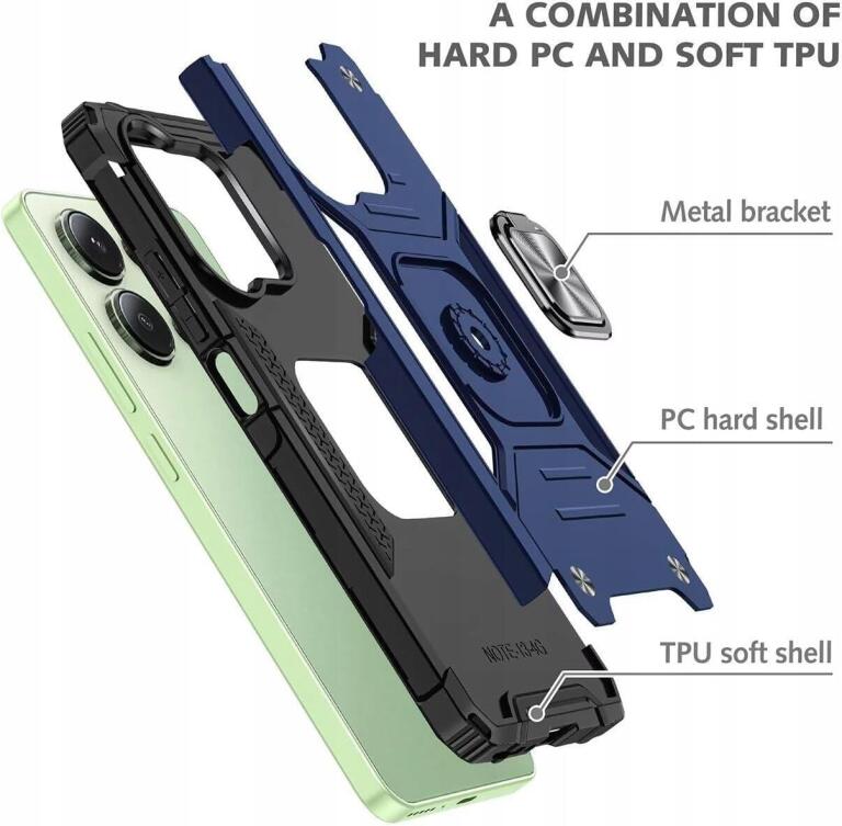 KANSi Etui do Xiaomi Redmi Note 13 4G obracane o 360 stopni 1313 (2)