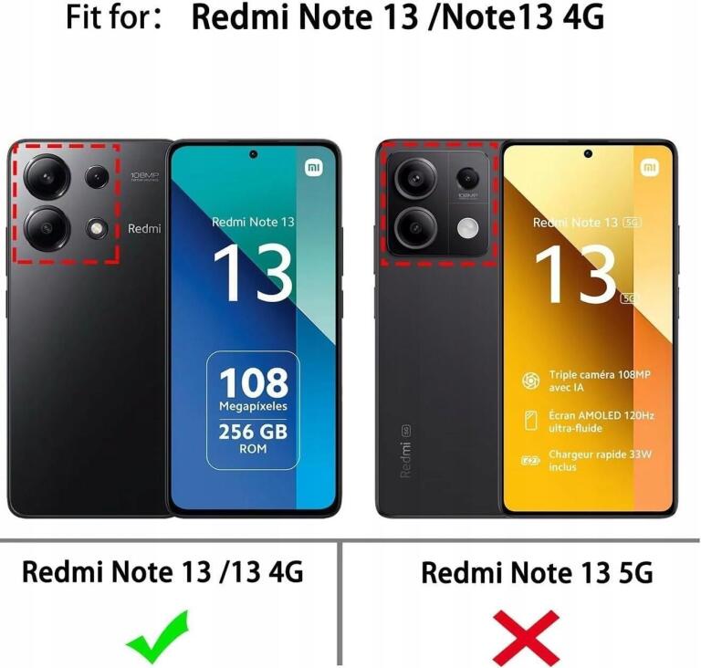 KANSi Etui do Xiaomi Redmi Note 13 4G obracane o 360 stopni 1313 (3)