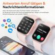 Inteligentny zegarek z połączeniami Bluetooth, 1,85