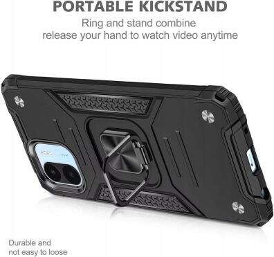 KANSi Etui do Xiaomi Redmi A1 / Redmi A2 wraz z pierścieniem 1315